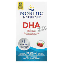 Nordic Naturals, DHA Xtra, Strawberry, 60 Soft Gels