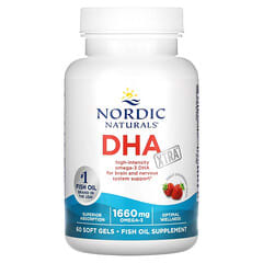 Nordic Naturals, DHA Xtra, Strawberry, 60 Soft Gels