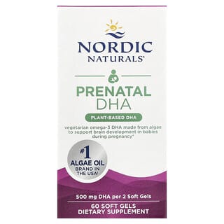 Nordic Naturals, пренатальная ДГК, 500 мг, 60 капсул (250 мг в 1 капсуле)