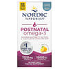 Postnatal Omega-3, Lemon, 560 mg, 60 Soft Gels