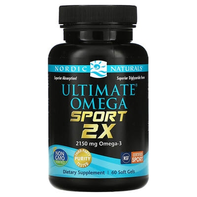 Ultimate Omega 2X, Lemon, 2,150 mg, 120 Soft Gels (1,075 mg per Soft Gel)