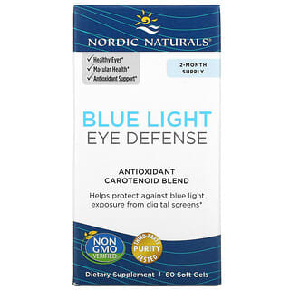 Nordic Naturals, Proteção para os Olhos com Luz Azul, 60 Cápsulas Softgel