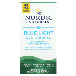 Nordic Naturals, средство для защиты глаз от синего излучения, 60 капсул