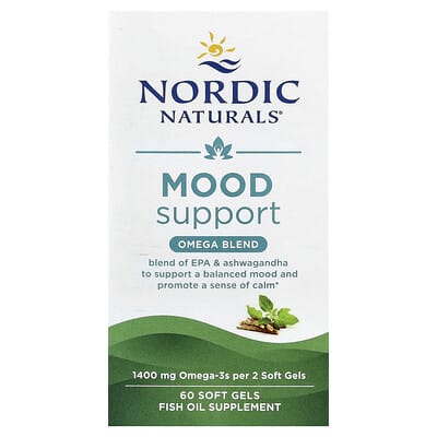 Nordic Naturals, Mood Help, Omega Blend, 60 Softgels