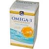 Omega-3 Effervescent, Orange Flavor, 21 Stick Packs, 9.6 g Each