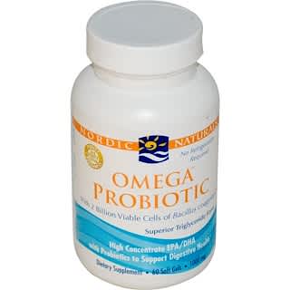 Nordic Naturals, Omega Probiotic, 1000 mg, 60 Soft Gels