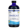Omega-3, Lemon, 1,560 mg, 16 fl oz (473 ml)