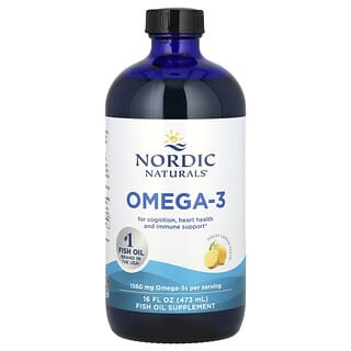 Nordic Naturals, Omega-3, cytrynowy, 1560 mg, 473 ml