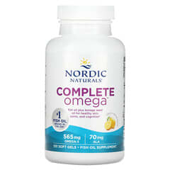 Nordic Naturals, Complete Omega, Lemon, 282.5 mg, 120 Soft Gels