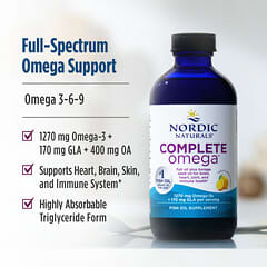 Complete Omega™, Lemon, 8 fl oz (237 ml)