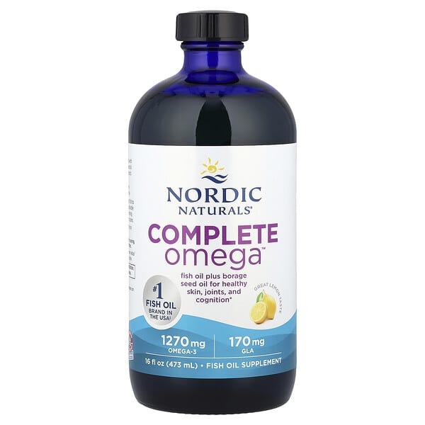 Nordic Naturals Complete Omega™, Lemon, 16 fl oz (473 ml)