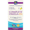 Complete Omega-D3, Lemon, 500 mg, 120 Soft Gels