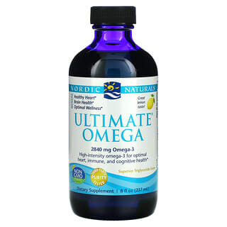 Nordic Naturals, Ultimate Omega, Zitrone, 2.840 mg, 237 ml (8 fl. oz.)