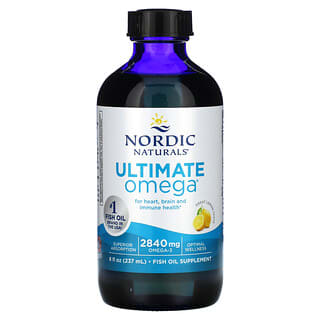 Nordic Naturals, Ultimate Omega，檸檬味，2840 毫克，8 液量盎司（237 毫升）
