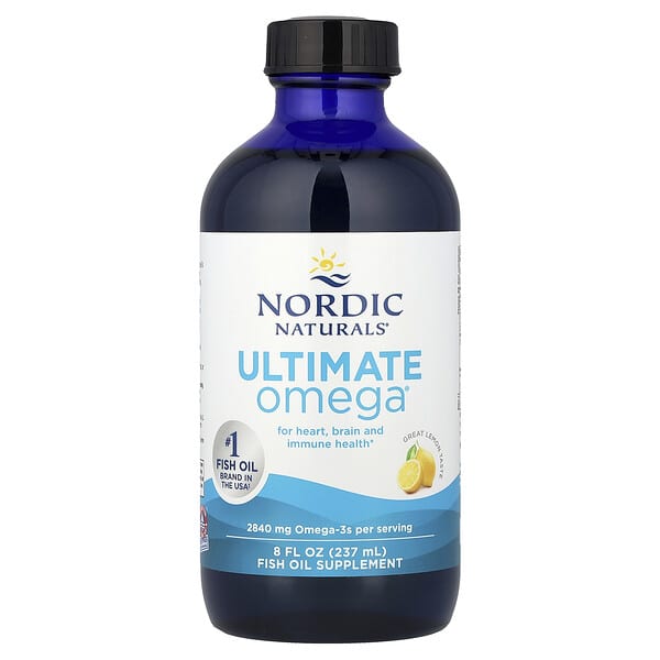 Nordic Naturals, Ultimate Omega®, citrom, 237 ml (8 fl oz)