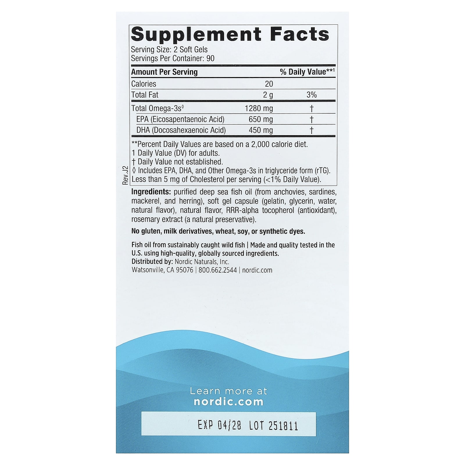 Nordic Naturals, Ultimate Omega®，美味檸檬味，180 粒軟膠囊（每粒軟膠囊 640 毫克）