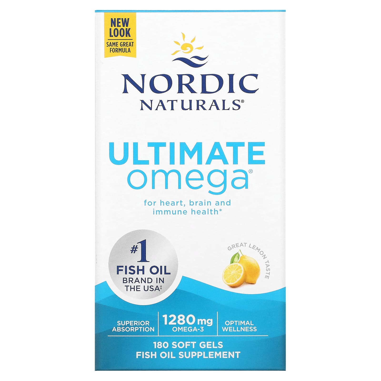 1693円 上品な ウルティメイト オメガ ノルディックナチュラルズ 180粒 Nordic Naturals Ultimate Omega Fish  gelatin