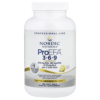 Nordic Naturals, ProEFA® - 3-6-9, Citroen, 180 softgels