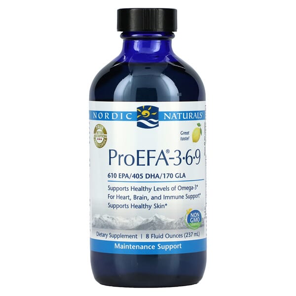 Nordic Naturals, ProEFA 3-6-9、レモン味、237ml（8fl oz）