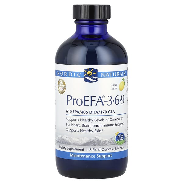 Nordic Naturals ProEFA®-3-6-9, Lemon, 8 fl oz (237 ml)