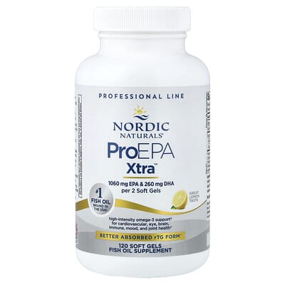 Nordic Naturals, ProEPA Xtra™, Lemon, 120 Soft Gels