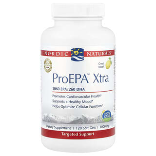 Nordic Naturals, ProEPA Xtra, лимон, 1000 мг, 120 мягких таблеток