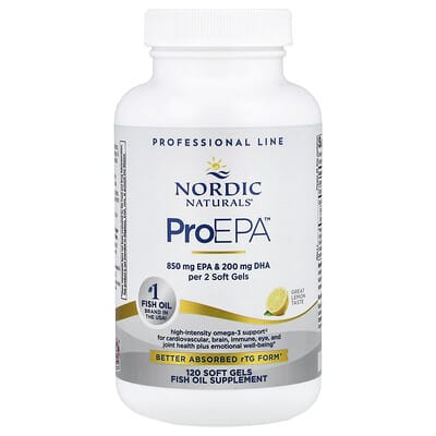 Nordic Naturals, ProEPA™, Citron, 120 capsules à enveloppe molle