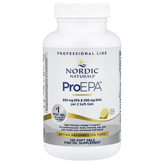 Nordic Naturals, ProEPA ™, лимон, 120 капсул