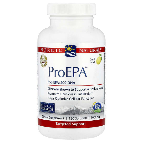 Nordic Naturals ProEPA™, Lemon, 120 Softgels