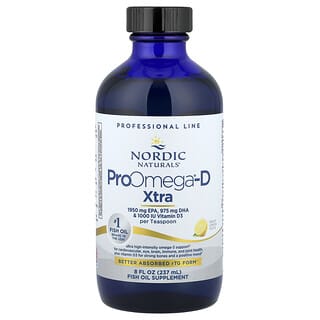 Nordic Naturals, ProOmega®-D Xtra, Limón, 237 ml (8 oz. líq.)