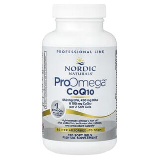 Nordic Naturals, ProOmega® CoQ10, 120 mjuka gelkapslar