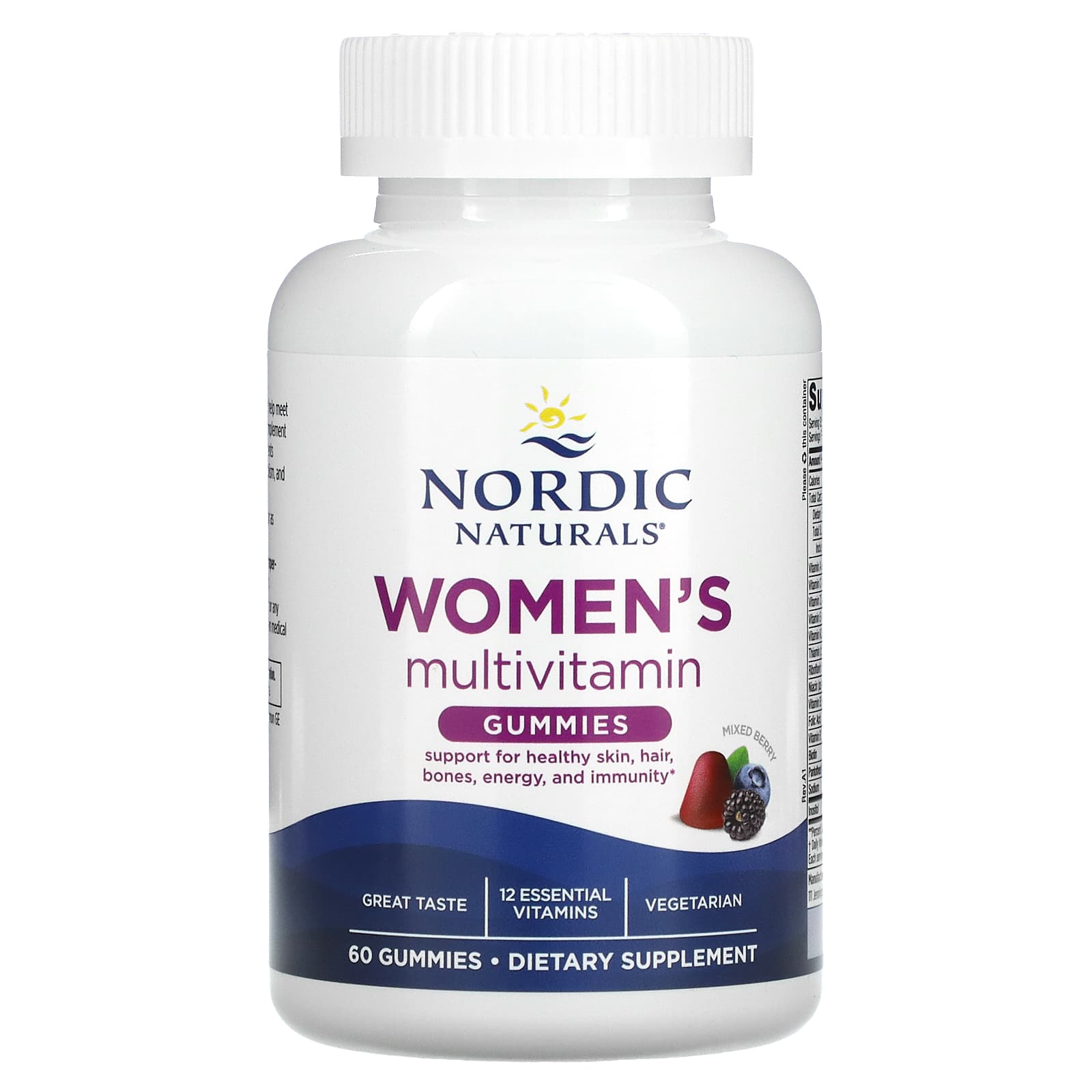 Nordic Naturals, MultivitaminFruchtgummis für Frauen, Mixed Berry, 60
