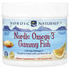 علكات Nordic Omega-3 السمكية، حلوى اليوسفي، 124 ملجم، 30 علكة سمكية