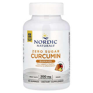 Nordic Naturals, Curcumin Gummies, Mango, 60 Gummies (100 mg per Gummy)