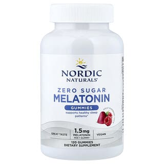 Nordic Naturals, 零糖褪黑荷尔蒙软糖，树莓味，1.5 毫克，120 粒软糖