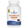 жевательный витамин D3, превосходный вкус лесных ягод, 1000 МЕ (25 мкг), 120 жевательных таблеток