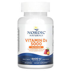 Nordic Naturals, Vitamin D3 Fruchtgummis, Passionsfrucht, 5000 IE (125 mcg), 30 Fruchtgummis