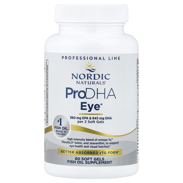 Nordic Naturals, ProDHA Eye，60 粒軟膠囊