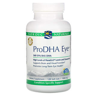 Nordic Naturals, ProDHA Eye, 1000 mg, 120 cápsulas blandas