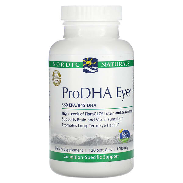 Nordic Naturals, ProDHA Eye、1,000mg、ソフトジェル120粒