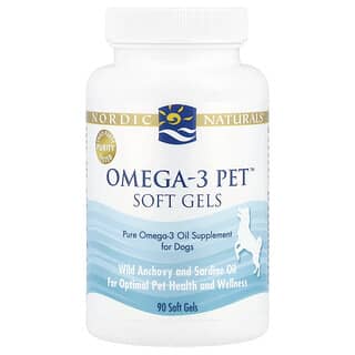 نورديك ناتورالز‏, Omega-3 Pet، للكلاب، 90 كبسولة هلامية