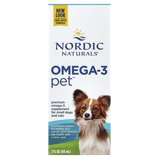 Nordic Naturals, Omega-3 Pet™, Cats and Small Breed Dogs, 2 fl oz (60 ml)