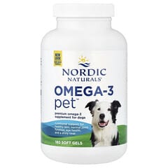Omega-3 寵物，犬用，180 粒軟凝膠