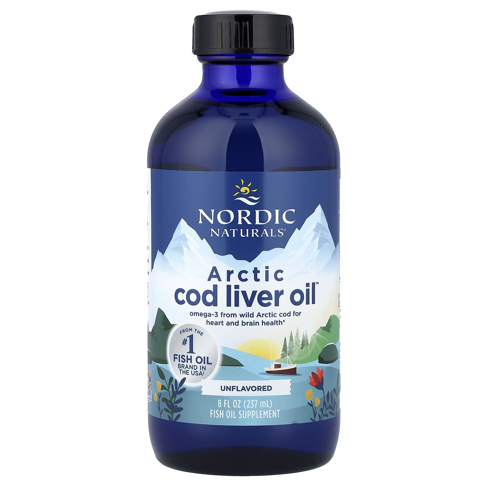 Nordic Naturals, Minyak Hati Ikan Kod Arktik™, Tanpa Rasa, 237 ml (8 ons cairan)