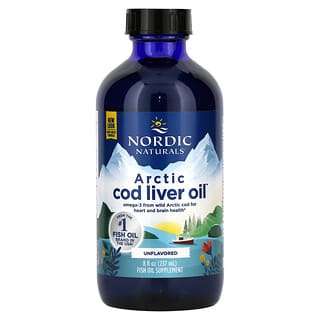 Nordic Naturals, Arctic Cod Liver Oil, Unflavored, 8 fl oz (237 ml)