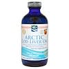 Arctic鳕鱼鱼肝油，桃子味，8液盎司（237毫升）