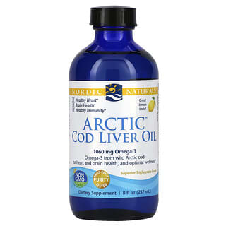 Nordic Naturals, Arctic（アークティック）タラ肝油、レモン、237ml（8液量オンス）