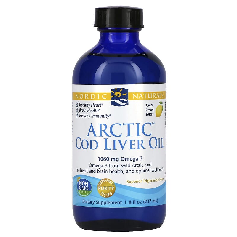 Aceite De Higado De Bacalao Cod Liver Oil (4 Ounce)