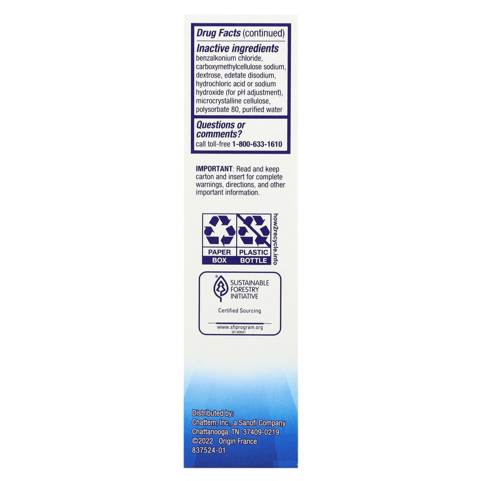 Nasacort, Multi-Symptom Allergy 24 HR, Alcohol Free, Scent-Free, 60 ...