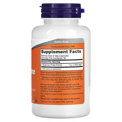 NOW Foods, L-Arginine, 500 mg, 100 Veg Capsules